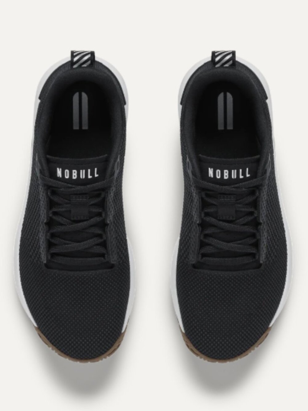 NOBULL Outwork Flex Men's 12 Jet Black White Gum Training Shoes New No Box